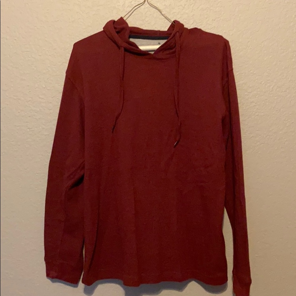 Men’s Cotton waffle knit lightweight pullover